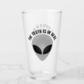 Alien Wahrheit Glas (Vorderseite)