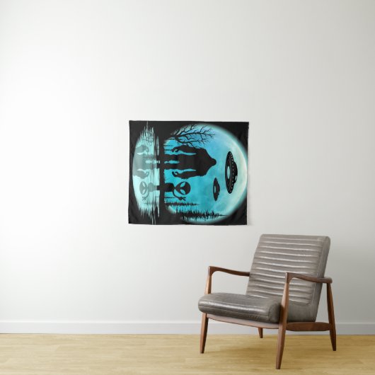 Alien Wandteppich (Beispiel (Horizontal))