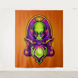 Alien Wandteppich