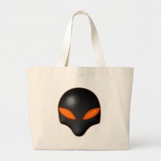 Alien-Wanzen-Gesichts-Orangen-Augen Jumbo Stoffbeutel
