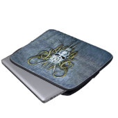 Alien War Mask Laptopschutzhülle (Vorne Knopf)