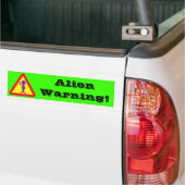 Alien Warning Autoaufkleber (Auf Lkw)