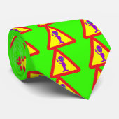 Alien Warning Krawatte (Gerollt)