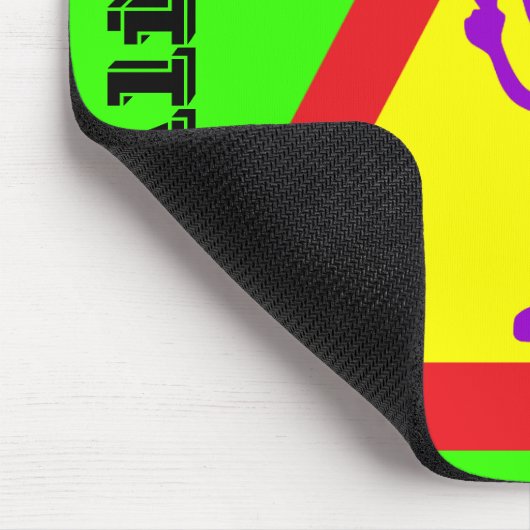 Alien Warning Mousepad (Ecke)