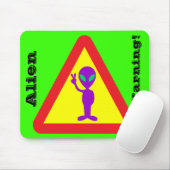 Alien Warning Mousepad (Mit Mouse)