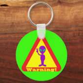 Alien Warning Schlüsselanhänger (Vorderseite)