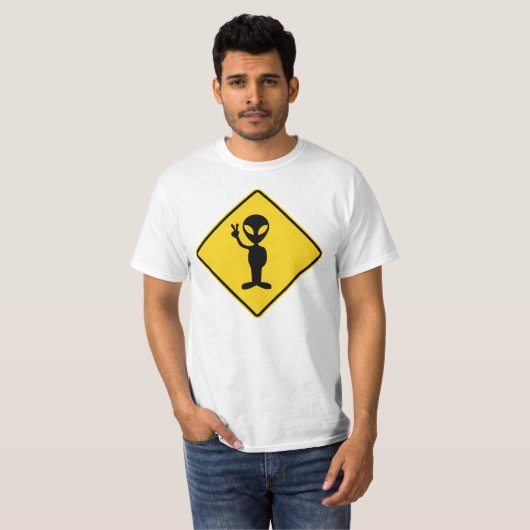 Alien Warning T - Shirt (Vorne ganz)