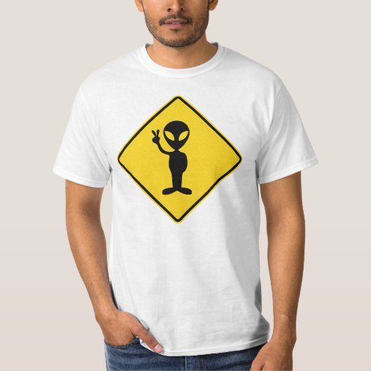 Alien Warning T - Shirt (Vorderseite)