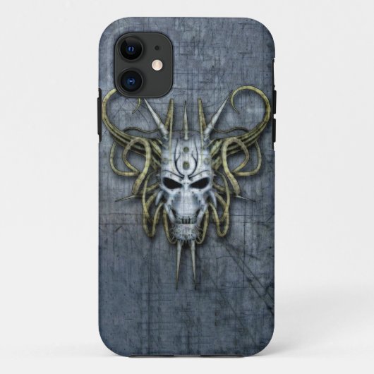 Alien Warrior Mask Case-Mate iPhone Hülle (Rückseite)