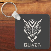 Alien Warrior Personalisiert Schlüsselanhänger (Vorderseite)