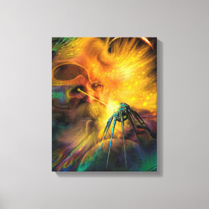 Alien Wars Leinwanddruck