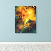 Alien Wars Leinwanddruck (Insitu (Holzboden))