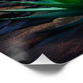 Alien Wasserfall und Monde Poster (Ecke)