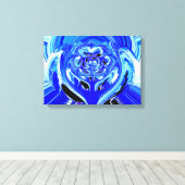 Alien Wasserkunst Leinwanddruck (Insitu (Holzboden))