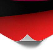 Alien Waves Moderne Abstrakte Kunst Poster (Ecke)