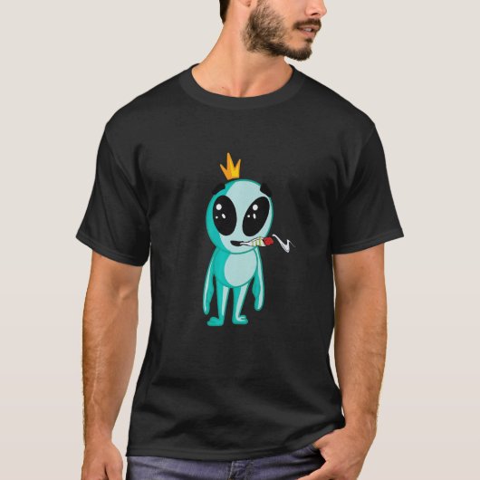 Alien Weed Joint Reggie T-Shirt (Vorderseite)