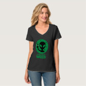 Alien Weed Shirt Come For Weed - Funny Martians (Vorderseite Vollansicht)