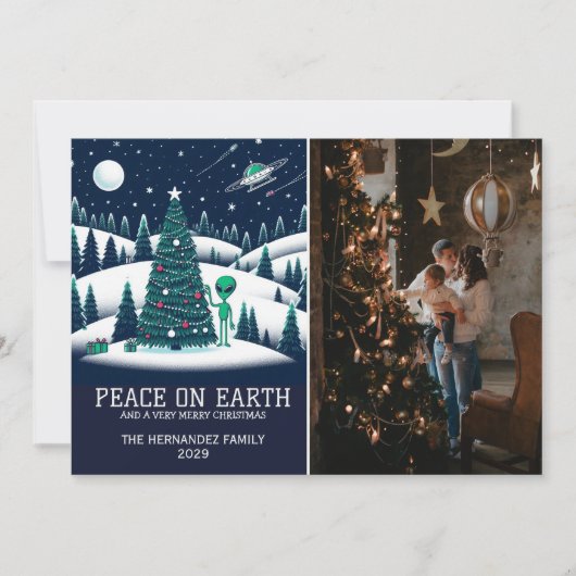 Alien Weihnachten (Vorderseite)