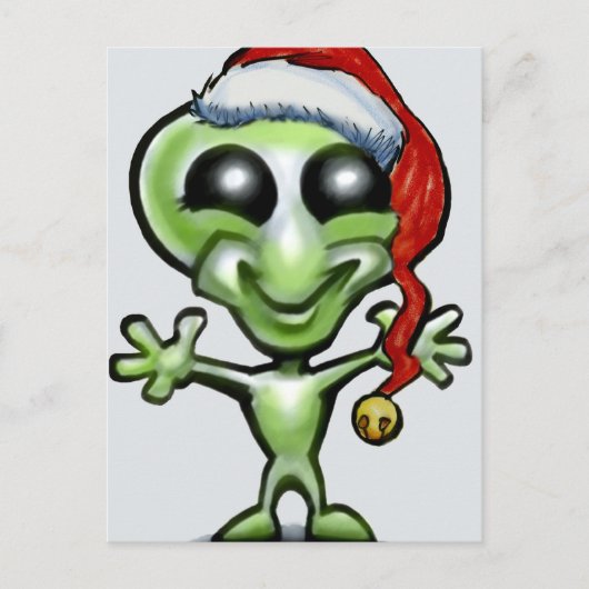 Alien Weihnachten (Vorderseite)