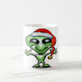 Alien Weihnachten Kaffeetasse (Mittel)