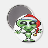Alien Weihnachten Magnet (Vorderseite/Rückseite)