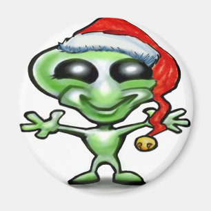 Alien Weihnachten Magnet