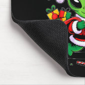Alien-Weihnachtsbaum-Xmas-Lichter Lustige Feiertag Mousepad (Ecke)