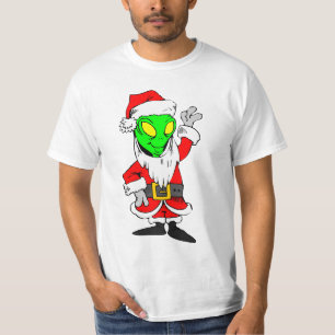alien Weihnachtsmann T-Shirt