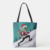 Alien Weihnachtsmann Tasche (Rückseite)