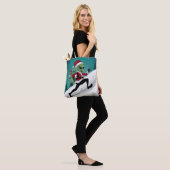 Alien Weihnachtsmann Tasche (Am Model)