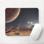 Alien-Welt Mousepad (Mit Mouse)