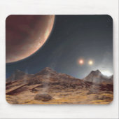 Alien-Welt Mousepad (Vorne)