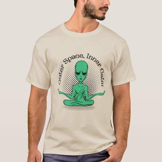 Alien, Weltraum, innerer ruhiger T - Shirt (Vorderseite)