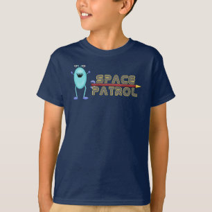 Alien Weltraum-Raketentwerfen Druckkunst T-Shirt