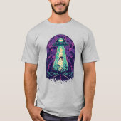 Alien Weltraum T-Shirt (Vorderseite)