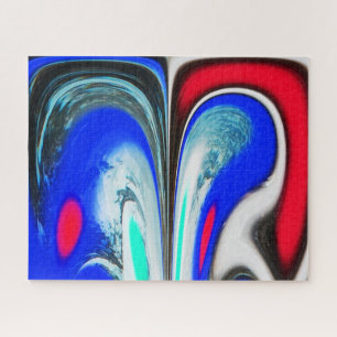 Alien Weltraumkunst Puzzle