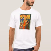 Alien-Weltschöne Raum-Frau T-Shirt (Vorderseite)
