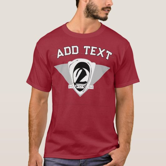 Alien-Weltsymbol Nummer 2 T-Shirt (Vorderseite)