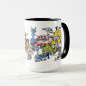 Alien Wertschätzung dank Funny Cartoon Tasse (VorderseiteRechts)