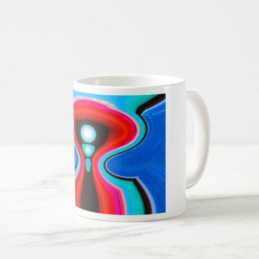 Alien willkommen kaffeetasse (VorderseiteRechts)