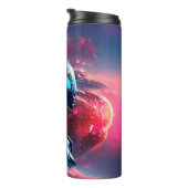 Alien Wisdom Psychedelic Scifi Art Thermosbecher (Nach rechts gedreht)