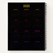 Alien Woman mit kosmischem Haar Notizblock (Rückseite)