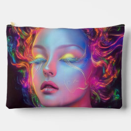 Alien Woman mit kosmischem Haar Zubehörtasche