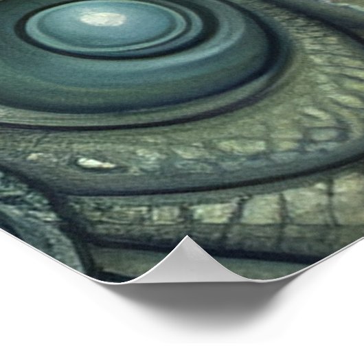 Alien Woman Poster (Ecke)