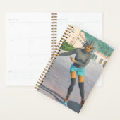 Alien Woman Roller Skaten Fantasy Art Planner Planer (Anzeige)