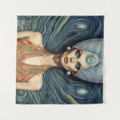 Alien Woman Wandteppich (Vorderseite (Horizontal))