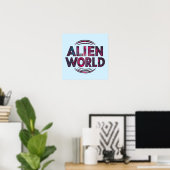 Alien World Poster (Heimbüro)