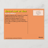 Alien World Postkarte (Rückseite)