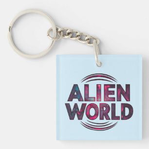 Alien World Schlüsselanhänger