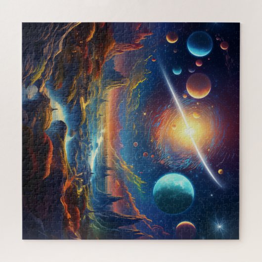Alien Worlds Puzzle (Horizontal)